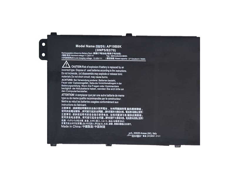 AP19B8K,Laptop battery,Acer (Battery 3831mAh 43Wh